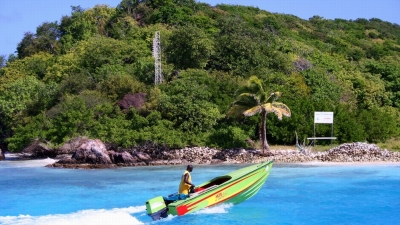 Boat boy na Tobago cays