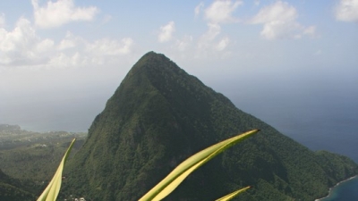 Pohled z Malého Pitonu- St. Lucia